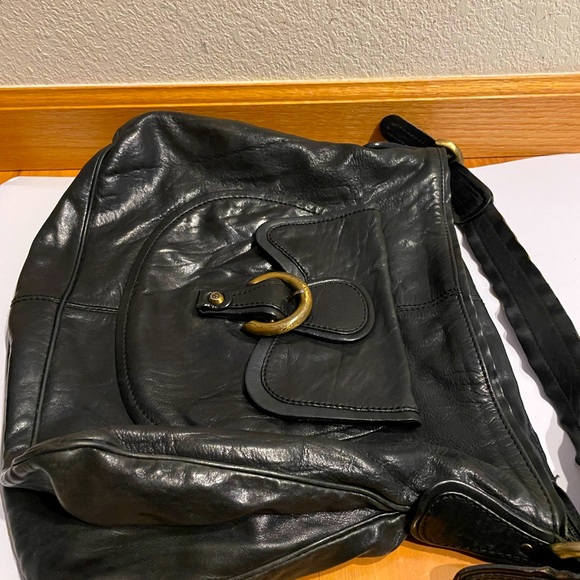 Francesco Biasia Vintage Leather Shoulder Bag - Picture 2 of 3